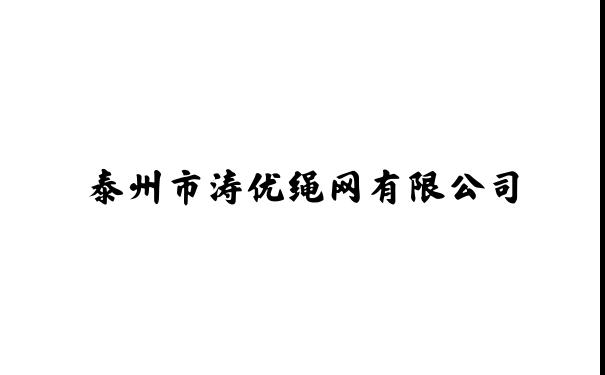 泰州市涛优绳网有限公司